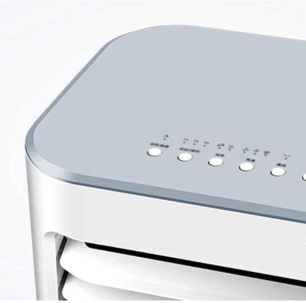  Climatiseur Portable Refroidisseur Climatiseur Mobile Sans Tuyau Refroidisseur D'air Humidification à Un Bouton Filtration Double Couche Grand Réservoir D'eau 10 L Fonctionnement Pratique à La Maison