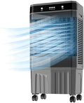 GENERIC Refroidisseur D'air évaporatif 45L, Humidificateur De Miste Portable Avec Paquets De Glace, Refroidisseur De Marécage Oscillant 3 En 1 Pour Le Bureau à Domicile, Ventilateur De Refroidissement Efficac