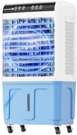 GENERIC Ventilateur De Climatiseur Portable Avec Poche De Glace, Fonctionnement Silencieux à 3 Vitesses, Grand Réservoir D'eau, Design Compact Pour La Maison Et Le Bureau