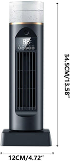 GENERIC Ventilateur De Climatisation – Ventilateurs De Refroidissement Qui Soufflent De L'air Froid | Humidificateur à évaporation Silencieux, 6 Vitesses Oscillantes Sans Pales Avec Télécommande Et Réservoir