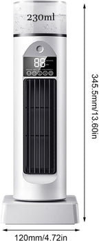 GENERIC Ventilateur De Climatisation – Climatiseur Portable, Humidificateur à Vitesses Réglables Par évaporation, Gadgets Cool Avec Minuterie Et Télécommande, Refroidisseur D'espace Sans Pales Pour La Maison