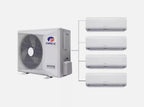 GENERIC Onduleur Solaire 42000BTU Multi 9K + 9K + 12K + 18K Zones Split Climatiseur Et Chauffage