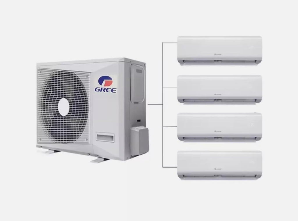 GENERIC 36000BTU Ductless Multi 9K + 12K + 18K Zones Mini Split Climatiseur Et Chauffage