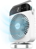  Cecotec Climatiseur Portatif EnergySilence 500 DeskChill Smart, Capacité De 500 Ml, Contrôle Tactile, 3 Vitesses, Minuterie Jusqu'à 8h Et AutoOff, Éclairage LED