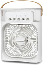  3 In 1 Air Cooler, Climatisation Mobile Ventilateur Portable, Climatiseur Portable, Climatiseur Mobile Silencieux, Mini Ventilateur Humidificateur, Mini Rafraîchisseurs D'air Par évaporation (Noir)