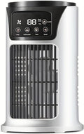  Climatiseur Portable Humidificateur D'air Ventilateur Lumière D'ambiance Refroidisseur USB Refroidisseur D'air Climatiseur, Fonction 3 En 1, Refroidisseur Essentiel De Bureau Domestique USB