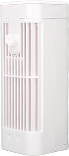  Zerodis Ventilateur De Climatiseur Portable, Refroidisseur D'Air Par évaporation Personnel USB Avec Veilleuse à 3 Vitesses, Réservoir D'eau De 120 Ml, Batterie De 3600 MAh, Pour La
