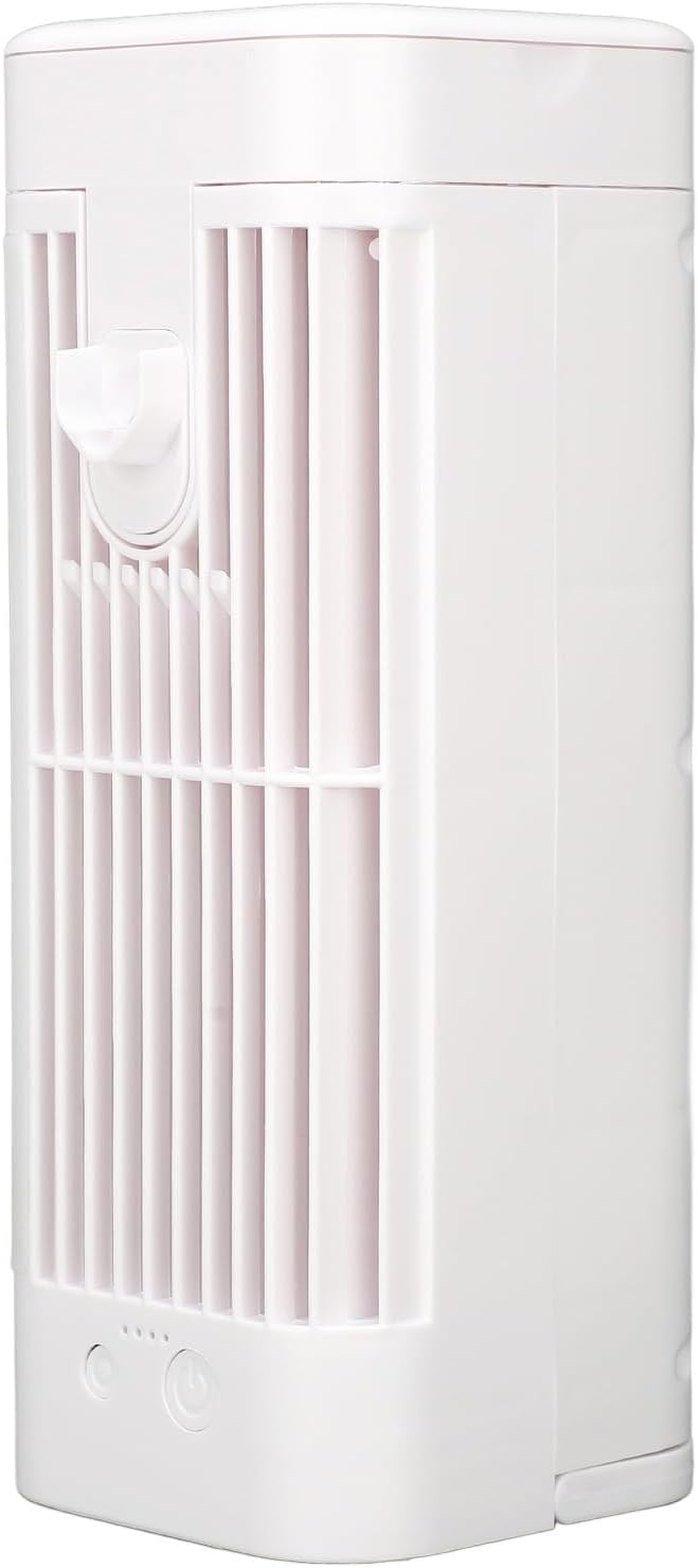  Zerodis Ventilateur De Climatiseur Portable, Refroidisseur D'Air Par évaporation Personnel USB Avec Veilleuse à 3 Vitesses, Réservoir D'eau De 120 Ml, Batterie De 3600 MAh, Pour La