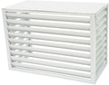  Housse De Climatiseur D'extérieur – Écran De Protection Décoratif En Aluminium Résistant Aux Intempéries Pour Unités Centrales De Climatisation – S'adapte à La Plupart Des Tailles Standard – Améliore