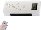  Air Conditioner Mur 2-en-1 Frais/Chaud, Silencieux Avec Télécommande, Compact Et Léger, Idéal Pour Le Bureau, Maison, Chambre à Coucher