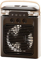  Ventilateur De Refroidissement Portable Pour Climatiseur Mini Refroidisseur D'air Par évaporation Avec Lumière LED 7 Couleurs 3 Buses Pour Bureau Table De Chevet D