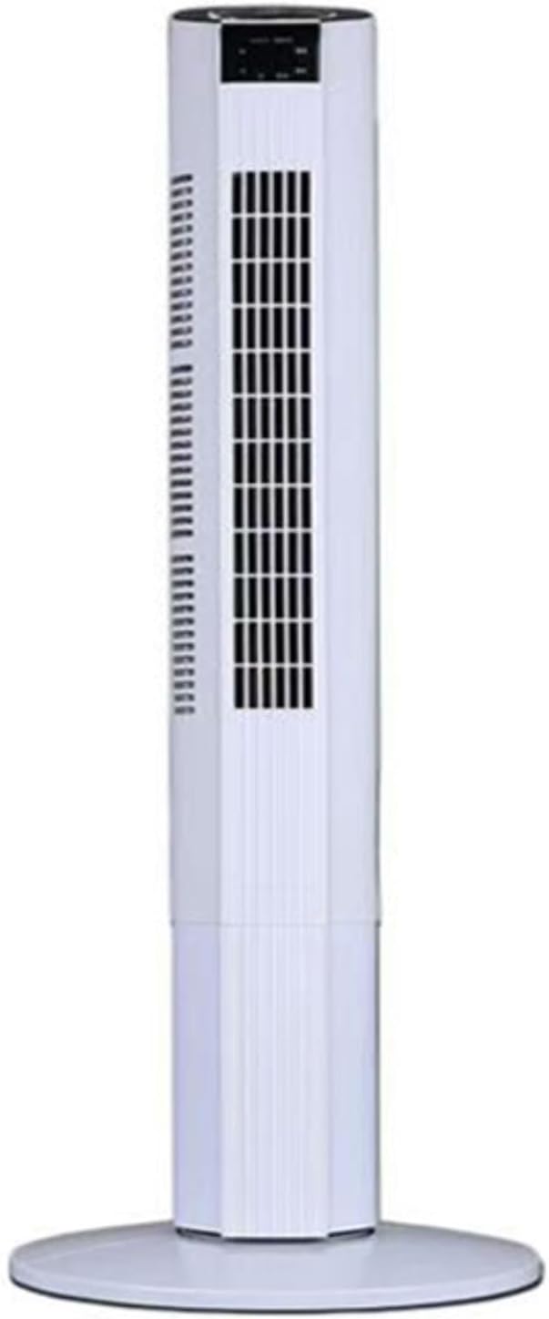  Ventilateur De Tour Portable Avec Télécommande, 3 Vitesses, 60 Oscillation, Circulateur D'air Silencieux Pour Le Bureau à Domicile, Affichage LED, Minuterie 12H, Dispositif De Refroidissement D'économ