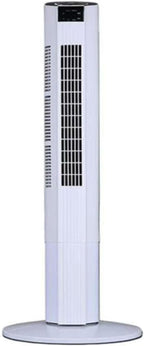 GENERIC Ventilateur De Tour Ultra Silencieux, Circulateur D'air Portable Avec Télécommande, 3 Vitesses, 60 Oscillation, 12H Minuterie.Conception D'économie D'espace Pour La Chambre à Coucher, Bureau, Usage Do