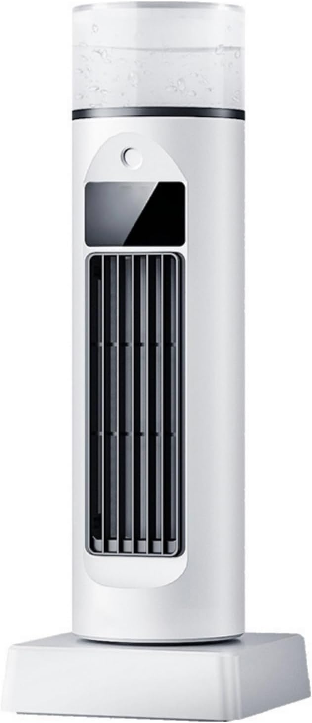  Climatiseur Portable Silencieux, Refroidisseur D'Air Avec Brume Froide, 6 Vitesses, Oscillation 120°, Télécommande, Timer 6 H, Réservoir D'Eau, Pour Chambre, Bureau, Maison Et Été