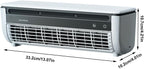 GENERIC Refroidisseur D'air De Brumisation Mural (6000mAh Alimenté Par Batterie) Avec Télécommande Et Ventilateur De Refroidissement Rapide; Adapté Aux Bureaux, Aux Dortoirs Et Aux VR; Dispose D'un Fonctionne