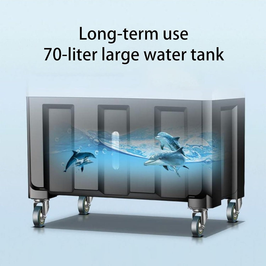  Climatiseurs Portables, Refroidisseur D'air Par Évaporation Avec Télécommande Et Réservoir D'eau, Refroidisseur Personnel Pour Chambre, Bureau, Famille