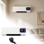  Générique Climatiseur,Ventilateur Mural Avec Télécommande,Polyvalent Climatiseurs Portables Compacts,Climatiseur Mural Réversible Split,Sans Unité Extérieure,Température Constante Intelligente