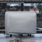  Housse De Climatisation D'extérieur Universelle Pour Climatisation, Housse De Climatiseur, Housse De Climatiseur Extérieur, Protection Extérieure, Double Tissu Et Protection UV, Gris, 96 X 38 X 70 Cm