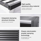 GENERIC Housse Antivol En Alliage D'aluminium Pour Climatiseur Avec Volet Extérieur Ionique Résistant Aux Intempéries Et Bouclier Sécurisé Pour Unités CVC