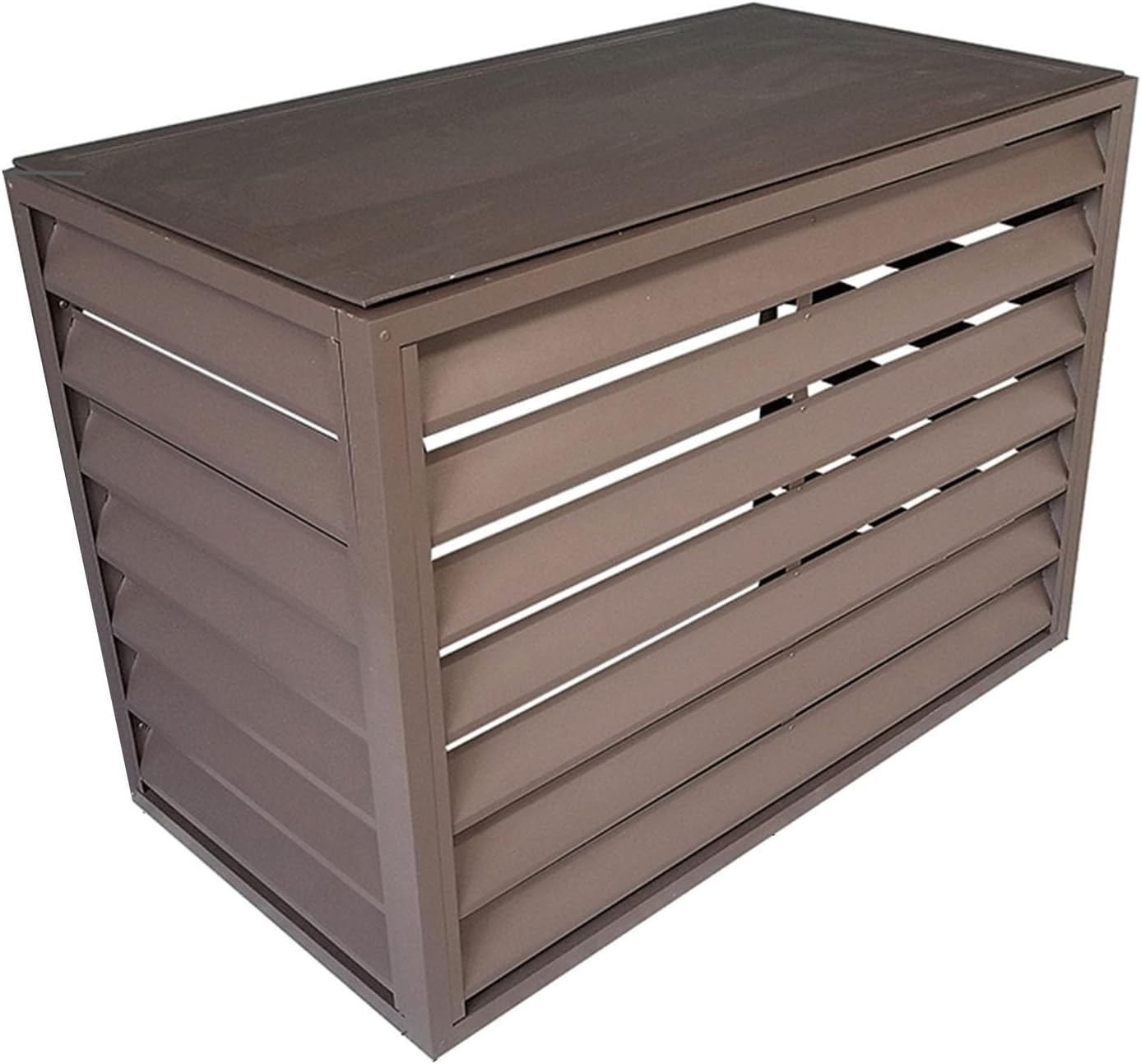  Housse De Protection En Aluminium Pour Climatiseur Mini-Split - Protection De L'unité Extérieure, Protection De La Pompe à Chaleur, Protection Résistante Aux Intempéries,