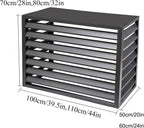 GENERIC Housse De Protection En Aluminium Pour Climatiseur Extérieur Et Pompe à Chaleur Pour Radiateur à Condensateur, Unité CA Divisée, Résistante Aux Intempéries, Protection Durable Et élégante