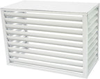  Housse De Protection En Alliage D'aluminium Pour Climatiseur – Clôture Extérieure Résistante Aux Intempéries Pour Dissimuler Les Unités De Climatisation – Design Clima Blade Pour Une Protection Et Une