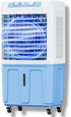  Climatiseur Portable Avec Grand Réservoir D'eau Pour Un Refroidissement 3D. Refroidisseur D'air évaporatif Portable 3-en-1 Avec écran Tactile LED, 3 Vitesses De Ventilati