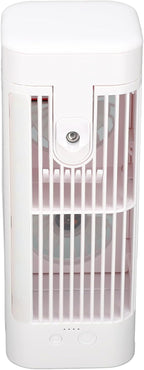  Zerodis Ventilateur De Climatiseur Portable, Refroidisseur D'Air Par évaporation Personnel USB Avec Veilleuse à 3 Vitesses, Réservoir D'eau De 120 Ml, Batterie De 3600 MAh, Pour La
