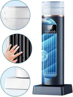 GENERIC Ventilateur De Climatisation – Ventilateurs De Refroidissement Qui Soufflent De L'air Froid | Humidificateur à évaporation Silencieux, 6 Vitesses Oscillantes Sans Pales Avec Télécommande Et Réservoir