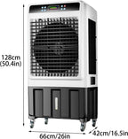  Climatiseurs Portables, Refroidisseur D'air Par Évaporation Avec Télécommande Et Réservoir D'eau, Refroidisseur Personnel Pour Chambre, Bureau, Famille