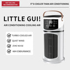  Ventilateur D'unité AC Portable – Souffleur D'air Personnel Par évaporation De 25 Cm, Unité De Bureau De Refroidissement Silencieuse | Ventilateur Compact Pour Chambre à Coucher, Voiture, Tente De Cam