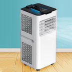  Climatiseur Portable, Unité Intelligente Intelligente Avec Déshumidificateur Cool Et Modes Ventilateur Pour La Pièce Jusqu'à 350 Sq.ft, Télécommande, Minuterie 24 Heures, Kit D'installation Inclus