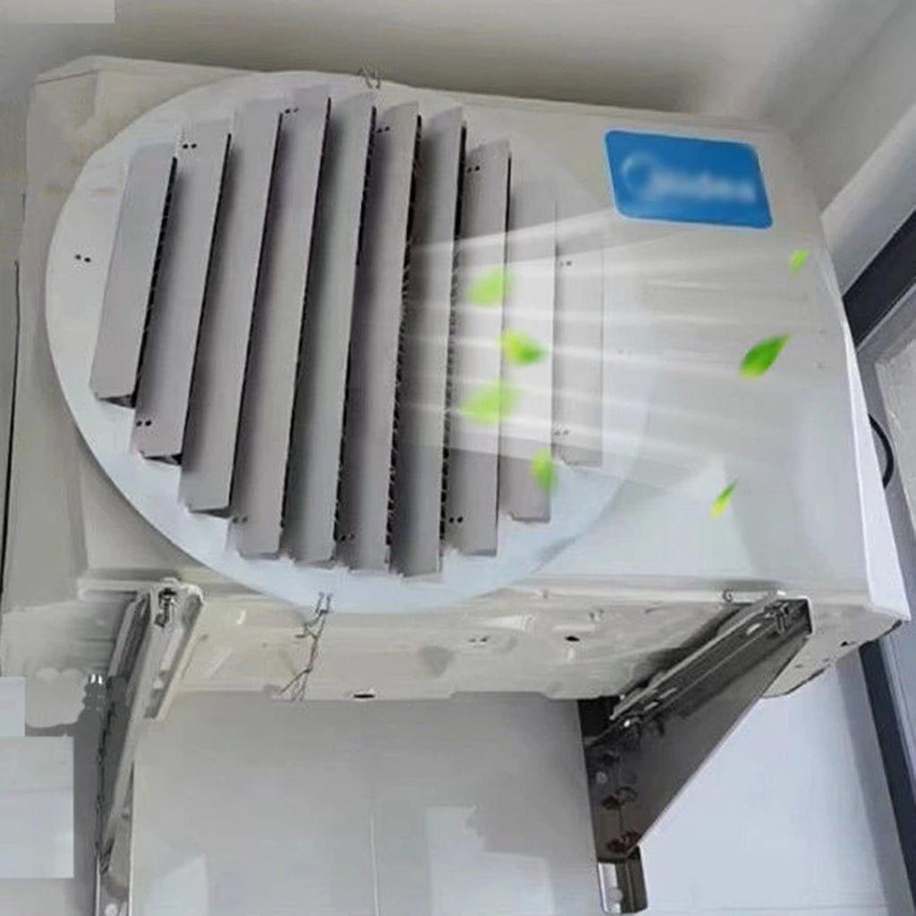 Déflecteur De Climatiseur En Acier Inoxydable Pour Unités Extérieures, écran De Clôture De Protection De Climatiseur Moderne, Couvercle De Guide D'air
