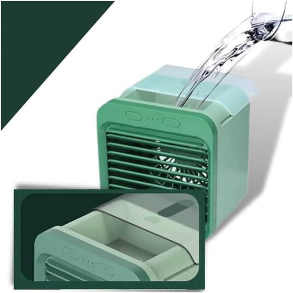  Climatiseur Portable, Ventilateur De Bureau 3 En 1 Avec 3 Vitesses De Vent, Pour La Maison, Le Bureau, La Chambre à Coucher, Adapté Aux Animaux Et Aux Enfants