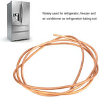  Tube En Cuivre Pour Climatiseur Et Réfrigérateur, Diamètre Extérieur 6 Mm, épaisseur De Paroi 0,5 Mm, Longueur 2 Mètres, Pour Applications De Refroidissement.