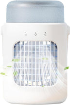  Rafraîchisseur D'air | Ventilateur Rafraîchissant Pour Lit Et Chambre - Ventilateur Humidificateur Rechargeable Avec Réservoir 0.6L Pour Bureau Chambre Tente Pique-nique Maison