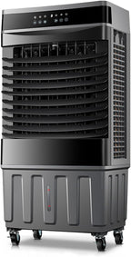 GENERIC Climatiseur Portable, Unité De Climatisation Avec Réservoir D'eau Et Minuterie De 12 Heures, Refroidisseur D'air Par évaporation Pour Chambre, Usine, Bureau