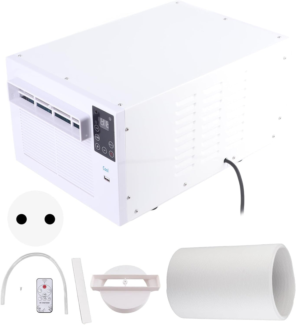  Refroidisseur D'air Portable, 280 W, 16-30 ℃, Mode Veille, Climatiseur Compact, Chargement USB, Télécommande, Faible Consommation Pour Dortoir Scolaire (Prise UE 220V)