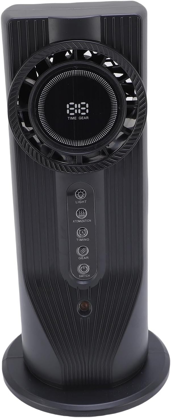  Sxhlseller Humidificateur De Refroidisseur D'air De Bureau 6 Vitesses Alimenté Par USB Refroidissement Rapide Pour Le Bureau à Domicile Gris 12,8 Pouces