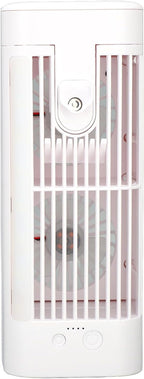  Zerodis Ventilateur De Climatiseur Portable, Refroidisseur D'Air Par évaporation Personnel USB Avec Veilleuse à 3 Vitesses, Réservoir D'eau De 120 Ml, Batterie De 3600 MAh, Pour La