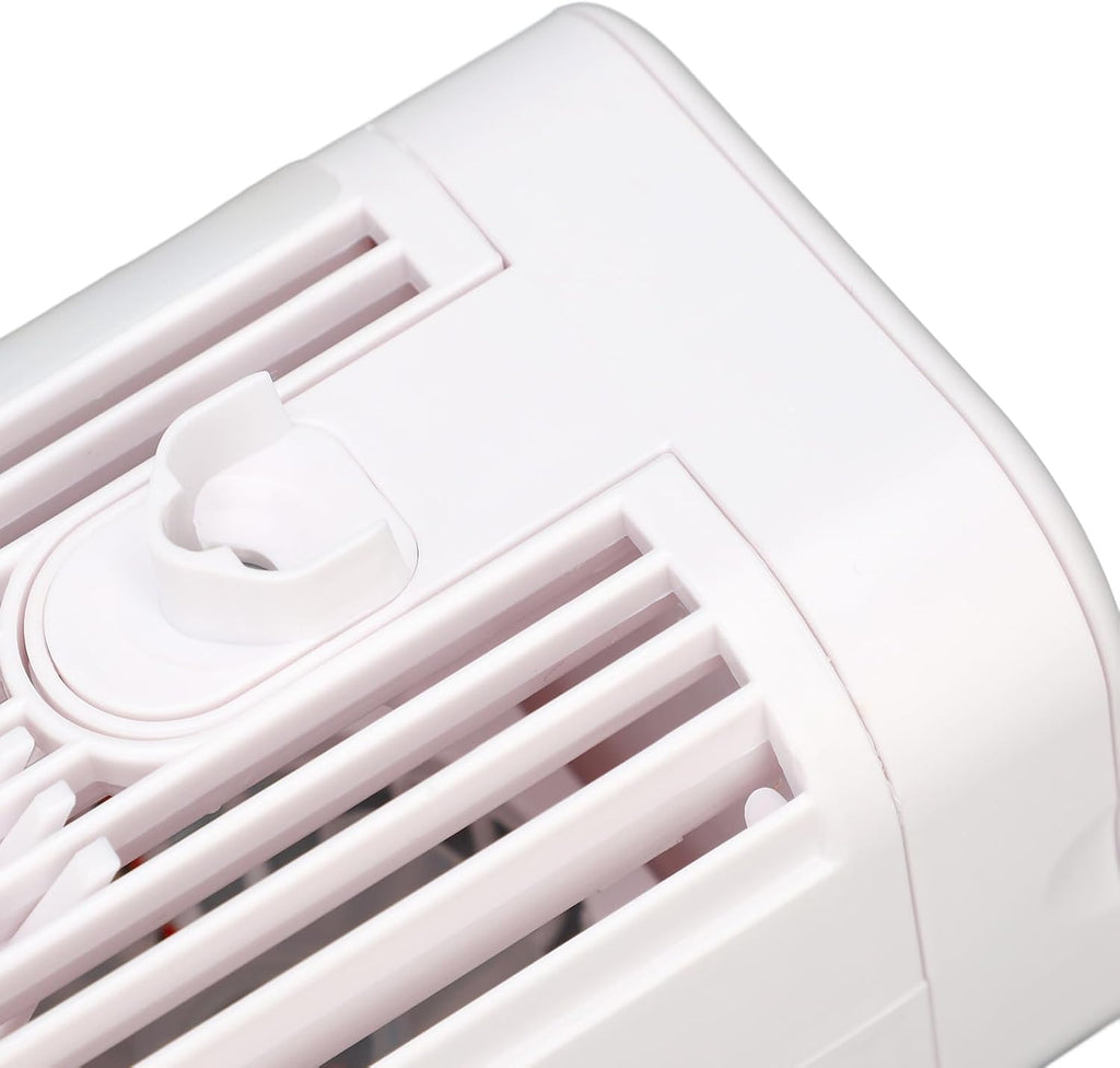  Zerodis Ventilateur De Climatiseur Portable, Refroidisseur D'Air Par évaporation Personnel USB Avec Veilleuse à 3 Vitesses, Réservoir D'eau De 120 Ml, Batterie De 3600 MAh, Pour La