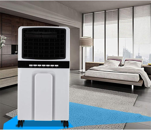  Climatiseur Personnel Mobile Rafraîchisseur D?air Ventilateur Mini Individuel Climatisation Portatif Fans Refroidissement Purification D'air Humidification