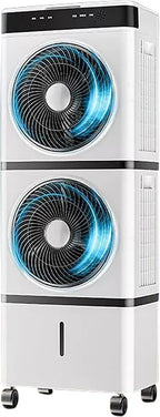  Refroidisseur D'air Par évaporation, Réservoir De 14 L, 3 Vitesses, Oscillation Automatique, Minuterie 12 H, Télécommande, Rafraîchisseur D'air Portable Pour La Maison