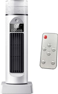 GENERIC Ventilateur De Climatisation – Climatiseur Portable, Humidificateur à Vitesses Réglables Par évaporation, Gadgets Cool Avec Minuterie Et Télécommande, Refroidisseur D'espace Sans Pales Pour La Maison