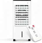  Rafraîchisseur D'air Par évaporation Mobile Avec 3 Modes De Refroidissement Réglables, Rafraîchisseur D'air Par évaporation Portable Avec Réservoir à Remplissage Par Le Haut