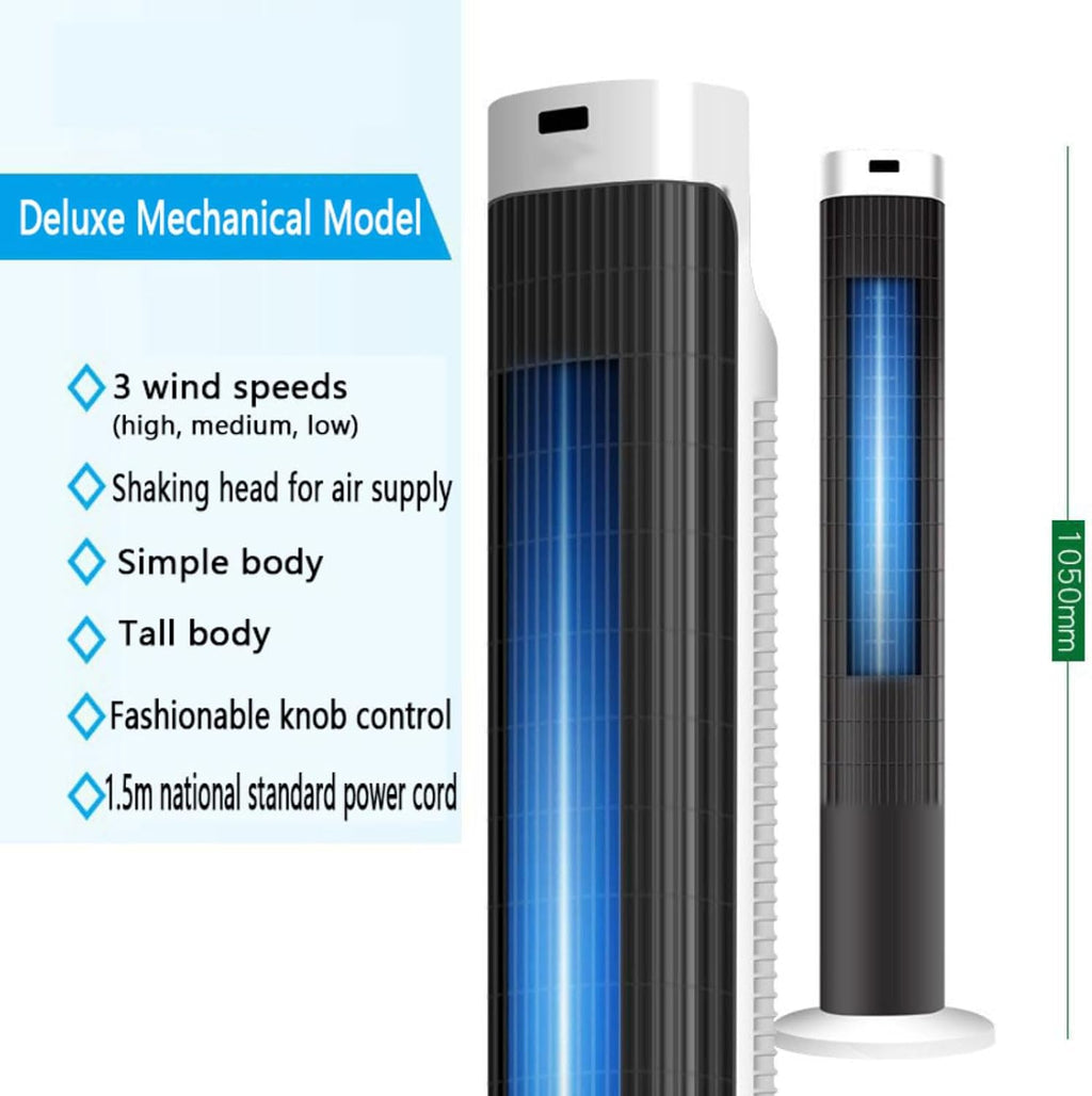 GENERIC Refroidisseur D'air Sans Lame De Ventilateur De Tour Avec Télécommande, 80 Oscillation, 7H Minuterie, Unité De Refroidissement Par évaporation Portable Silencieuse Pour Bureau De Chambre à Coucher, éc