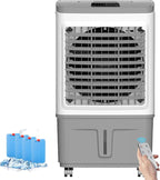  Refroidisseur D'air Portable Par évaporation Pour Chambre, Bureau Et Maison - Solution De Refroidissement écoénergétique Avec Compartiment à Glace