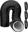  Portable AC Hose Insulation Sleeve, Insulated Cover With Adjustable Straps | AC Pipe Insulation For Winter Outdoor Indoor Casement Garage RV Room Wall Window House Apartment Energy Saving Cooling