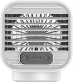 DieffematicKTY Climatiseur Mobile Electric Fan Cooling Humidifier Portable Air Conditioner Bench Top Air Cooler (Color : White)