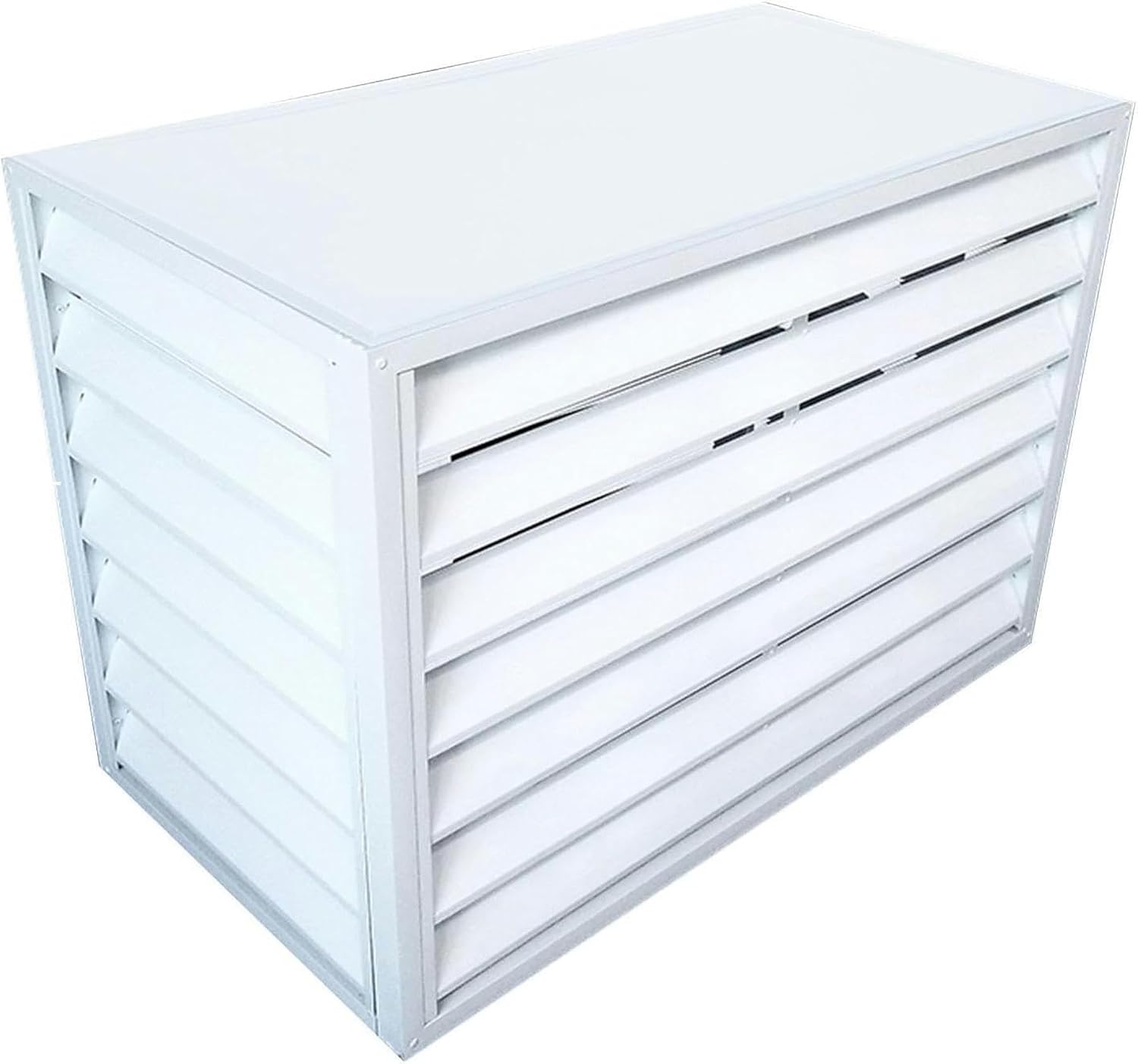 Mini Couvercle En Aluminium Pour Climatiseur, Protection De L'unité De Pompe à Chaleur Extérieure, Housse Résistante Aux Intempéries Pour Système Mini Split, S'adapte à La Plupart Des Climatiseurs